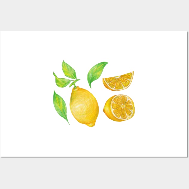 lemon Wall Art by lisenok